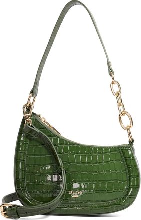 Dune London Womens Accessories Direction - Chain Detail Shoulder Bag - Green - One Size