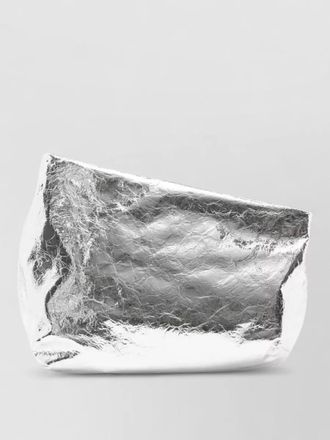 Mars&egrave;ll fanta shoulder bag metallic crinkled texture