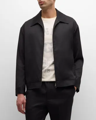 Golden Goose Men & apos;s Luther Gabardine Coach Jacket