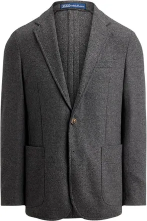 Polo Ralph Lauren soft-knit blazer - men - Wool/Polyamide/Elastane/Fabric - 40 - Grey