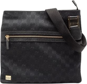 Gucci Pre-owned Cross Body Bags, female, Black, Size: ONE SIZE Pre-owned Crossbody Bag