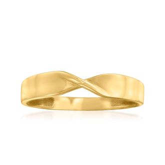 Canaria Canaria 10kt Yellow Gold Twisted Ring