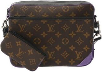 Louis Vuitton Purple Monogram Shoulder Bag (Pre-Owned)