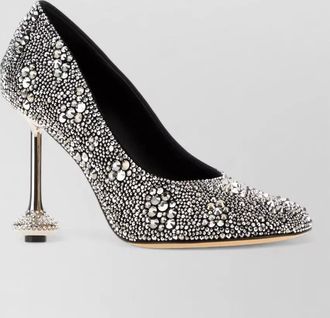 Loewe embellished suede leather pumps