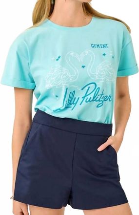 Lilly Pulitzer Stella Gemini Knit Top In Blue