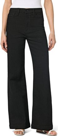 Joe's Wide Leg Black Rinse Trouser Hem Jean