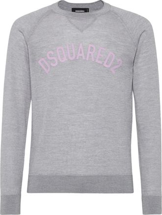 Dsquared2 Maglione con stampa - Grigio