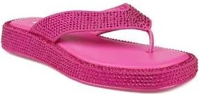 Zigi Soho Rosmery Platform Flip Flop in Fuschia Suede at Nordstrom Rack, Size 11