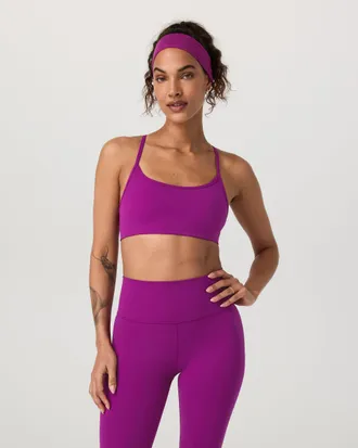 Vuori Clothing AllTheFeels Bra | Magenta | Medium