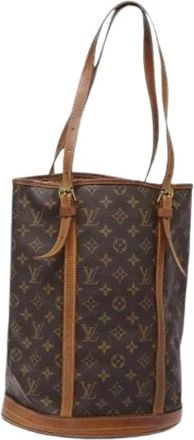 Louis Vuitton Tweedehands Canvas Louis Vuitton tassen - Dames - Vintage Tas - Bruin - ONE Size - Vintage