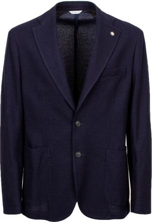 Manuel Ritz Giacca in Cotone - Heren - Blazers - Blauw - M - Katoen - Jassen
