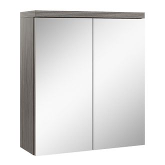 Badplaats Mueble Espejo Toledo 60cm Bodega (gris) - Armario Mueble Espejo Espejo Ba&ntilde;o Mueble Ba&ntilde;o Mueble De Pared