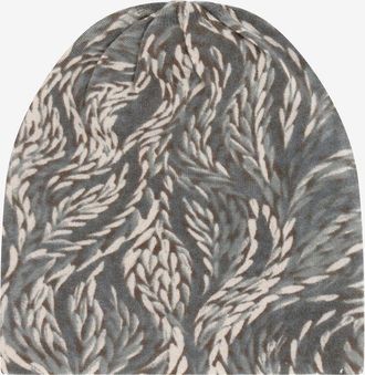 Hemisphere M&uuml;tze aus Kaschmir mit Rankenmotiv