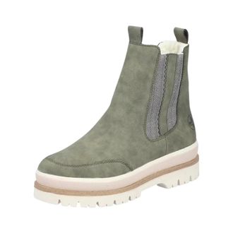 Rieker Chelsea Laarzen - Dames - Schoenen - Groen - Maat: 39 EU Leer