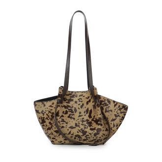 Yuzefi Mochi Pony Tote - Dames - Tassen - Bruin - Maat: ONE Size Zijde