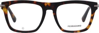 Ferragamo Demo Square Mens Eyeglasses SF3015 242 53