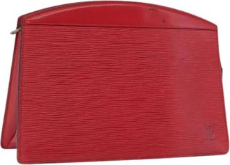 Louis Vuitton Pre-owned Vintage Clutch - Dames - Vintage Clutch - Rood - ONE Size - Leer - Vintage