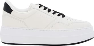 Hogan Low-Top Lace-Up Sneakers With Minimalist Detailing