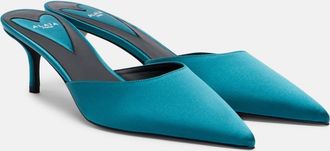 Alaia Ala&iuml;a Mules Le Coeur de sat&eacute;n