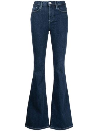 Frame Denim flared organic cotton jeans - Blue
