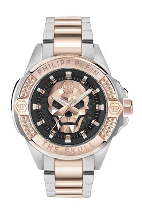Philipp Plein The $kull Mens Multicolour Watch PWAAA2925 - Silver & Gold Stainless Steel - One Size