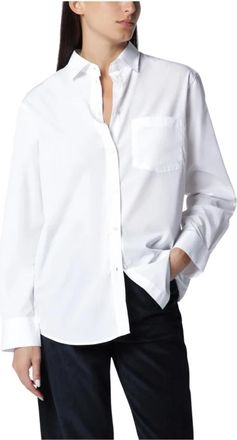 R&oacute;he Klassiek Passend Shirt - Dames - Overhemden - Wit - 2XS - Katoen - Overhemden