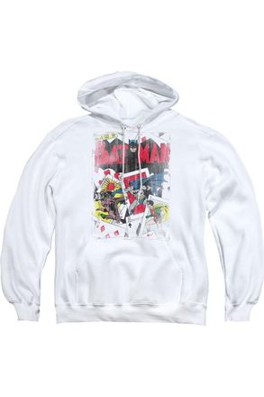 Gildan DC Comics Number 11 Distressed Adult Pull Over Hoodie / Hooded Sweatshirt