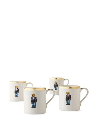 Ralph Lauren Home Wilshire Tux Bear-mug Set 4