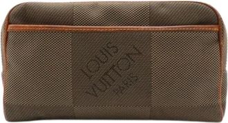 Louis Vuitton Pre-owned Damier Geant Sling Bag - Heren - Vintage Accessoires - Bruin - ONE Size - Vintage