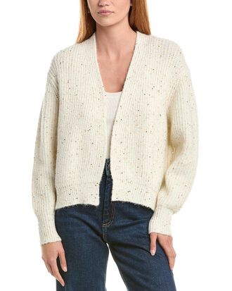 Fort&eacute; Cashmere Sequin Mohair-Blend Cardigan