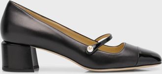 Jimmy Choo London Elisa Mary Jane Ballerina Pumps