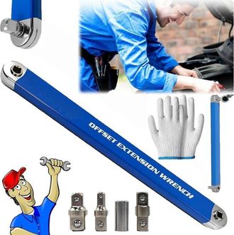 OEM Llave De Extensi&oacute;n Pro Zero Offset, La Mejor Llave De Extensi&oacute;n Offset Para Espacios Reducidos, Juego De Llaves De Extensi&oacute;n De Trinquete Multifunci&oacute;n