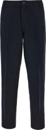 A|X Armani Exchange Heren, Broeken, Zwart, Maat: W30 Linnen