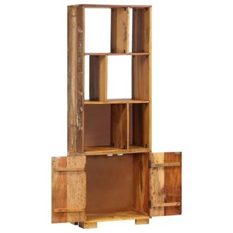 Berkfield Home Decorative Bookshelf 60x35x180 cm Solid Reclaimed Wood | Size: 60 x 35 x 180 cm