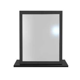 Welcome Furniture Haiti Dressing Table Mirror - Black Matt - Welcome Furniture | TJ Hughes