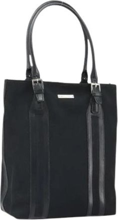 Gucci Pre-owned Canvas gucci-bags - Dames - Vintage Shopper - Zwart - ONE Size - Vintage
