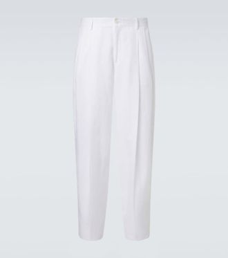 Dolce & Gabbana Linen tapered pants