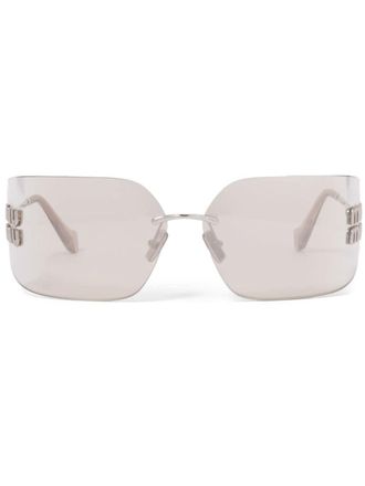 Miu Miu Eyewear Occhiali da sole Runway - Argento