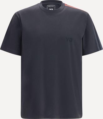 Yohji Yamamoto Gradient Stripes short sleeve T-shirt Male XL