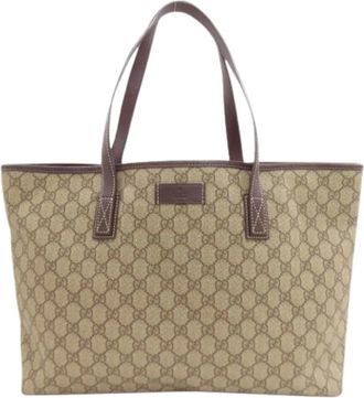 Gucci Pre-owned Tote Bags, female, Brown, Size: ONE SIZE Pre-owned Vintage Tote Bag