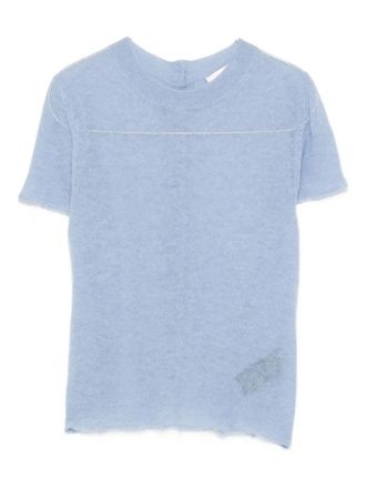 Haikure knitted top - Blue