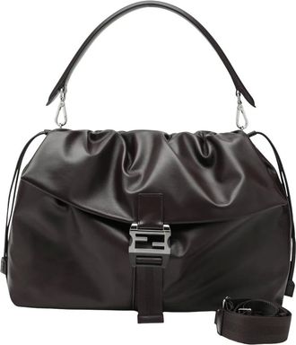 Fendi Tassen, Dames, Bruin, ONE Size, Borsa a spalla media Mama Baguette