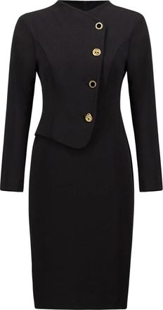 Joseph Ribkoff 263158 11 Jurk - Dames - Casual kleedjes - Zwart - M - Kleedjes