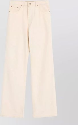 Valentino wide leg denim cotton jeans trousers