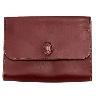 Cartier Pre-owned Clutches, female, Red, Size: ONE SIZE Pre-owned Must Clutch bag