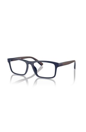 Polo Ralph Lauren 56mm Rectangle optical glasses in Blue at Nordstrom