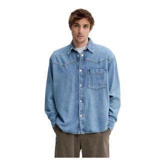 Won Hundred Denim Shirt - Heren - Spijkeroverhemden - Blauw - XL - Denim - Overhemden