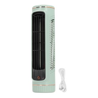 OEM Ventilador De Mesa Recargable Sin Aspas Con 3 Velocidades, Funcionamiento Silencioso, Ecol&oacute;gico, Para Uso En El Hogar, La Oficina O Exteriores