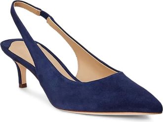Lauren Ralph Lauren Su&egrave;de pumps - Blauw