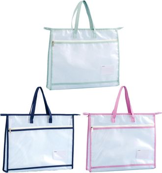 OEM Juego De 3 Bolsillos Para Proyectos Tama&ntilde;o A3, Bolsillos De Almacenamiento Y Organizaci&oacute;n De Malla Transparente Cosida, Ideales Para Patchwork, Manual